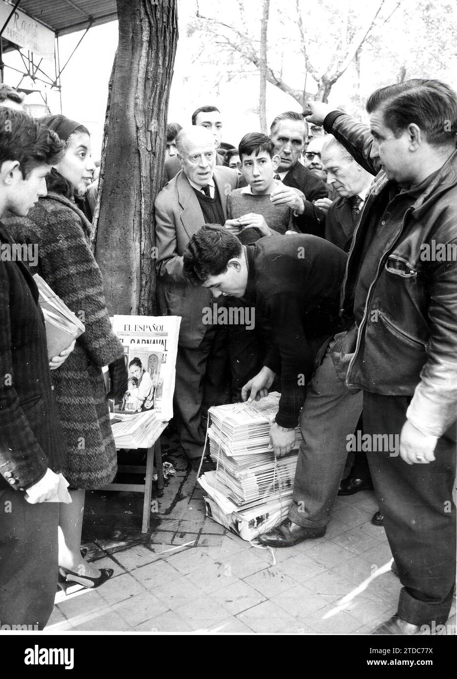 01/01/1963. Pubblicazioni spagnole che riportano la morte di John F. Kennedy. Crediti: Album / Archivo ABC Foto Stock