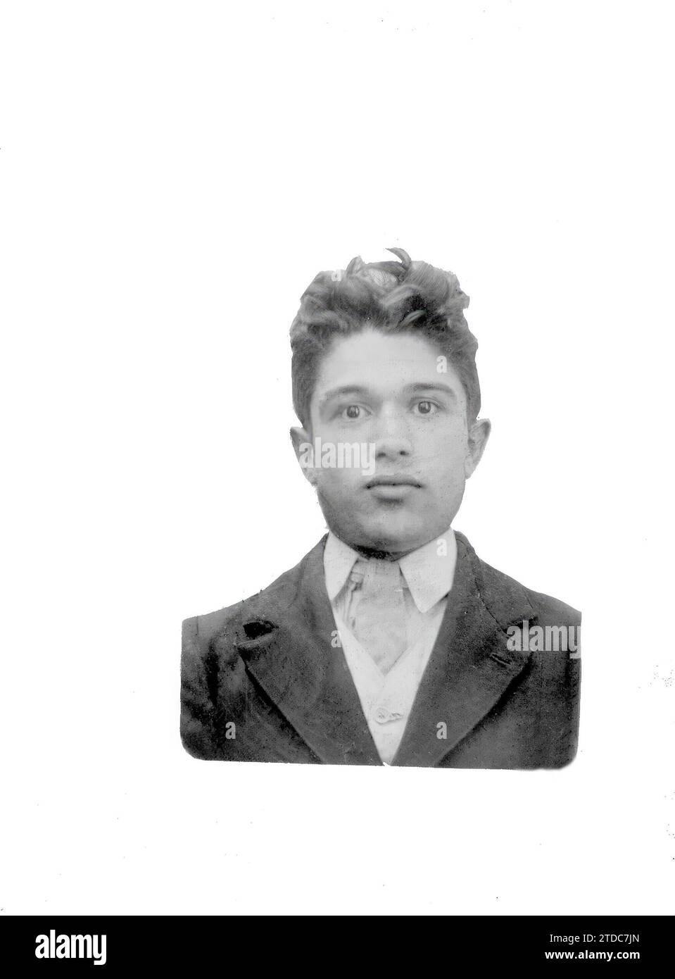08/31/1911. L'anarchico Francisco Jordan Gallegos, che oggi apparirà davanti al pubblico di Barcellona. Crediti: Album / Archivo ABC / García Foto Stock