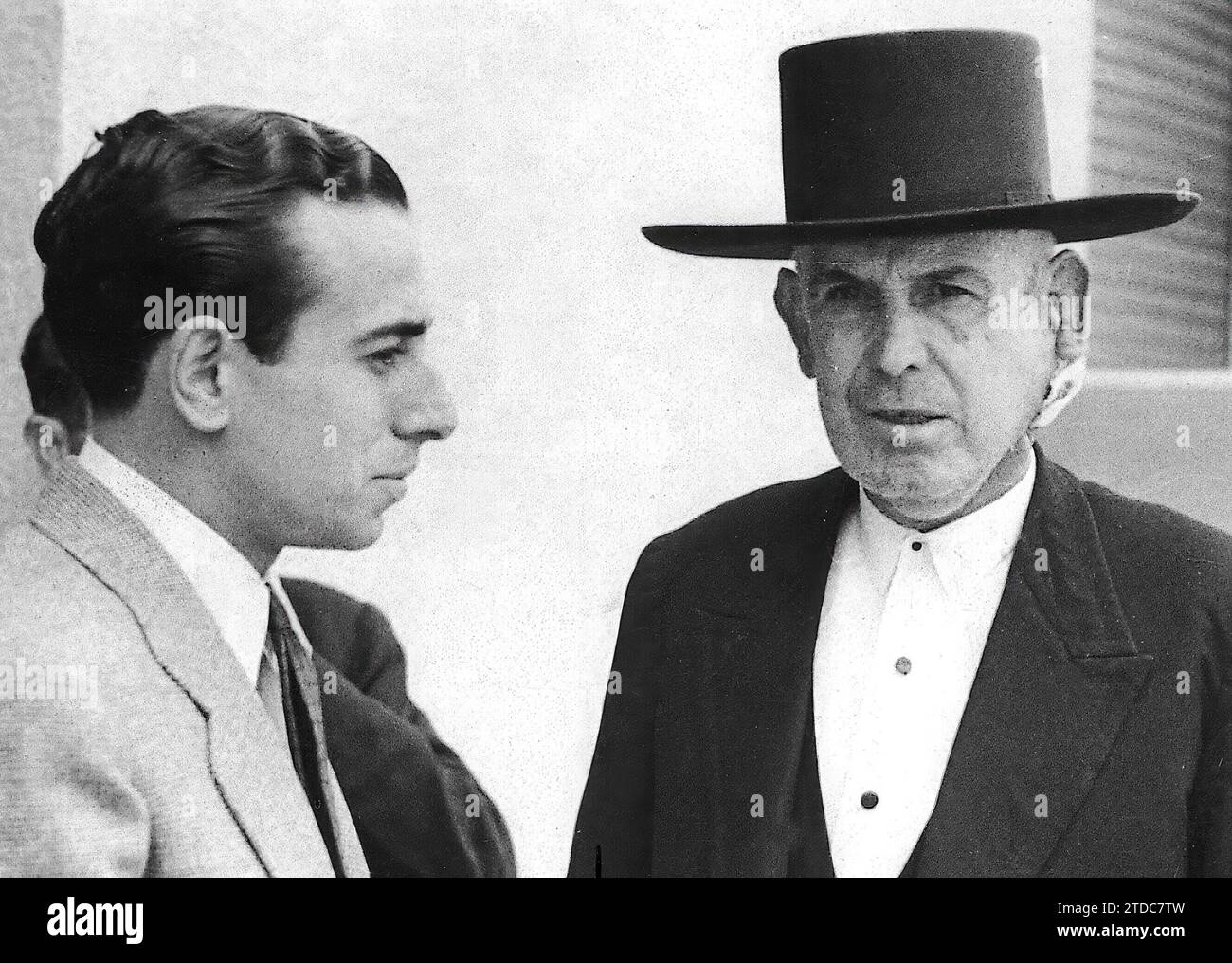 12/31/1919. Rafael Guerra "Guerrita" con "Gallito" a Madrid. Crediti: Album / Archivo ABC / Martín Santos Yubero Foto Stock