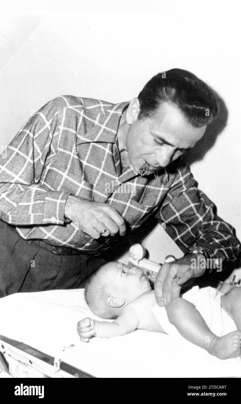 12/31/1939. Humphrey Bogart, una chiara icona del cinema e del teatro americano. Crediti: Album / Archivo ABC Foto Stock