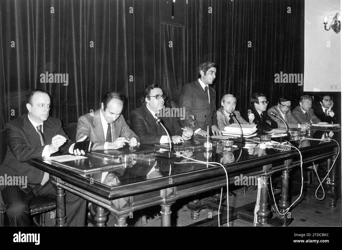 1978. I "padri" della Costituzione spagnola. Crediti: Album / Archivo ABC Foto Stock