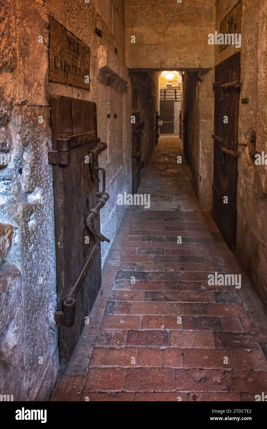 Venezia, Italia - 22 giugno 2023: Interno della prigione del palazzo del Doge. Foto Stock