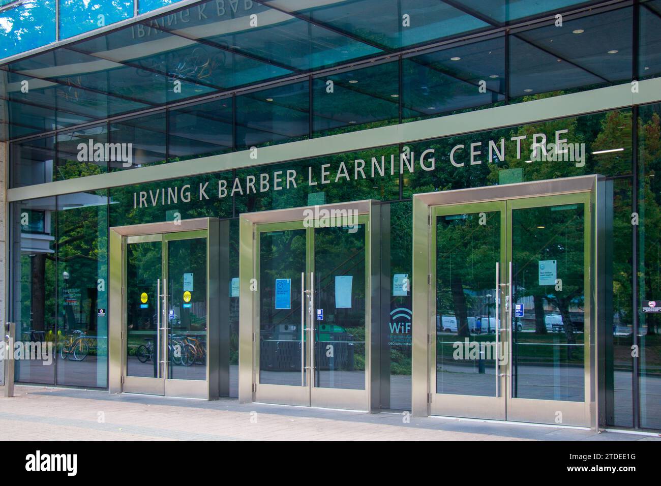 Vancouver, Canada - settembre 3,2021: Veduta dell'Irving K Barber Learning Centre in UBC Foto Stock