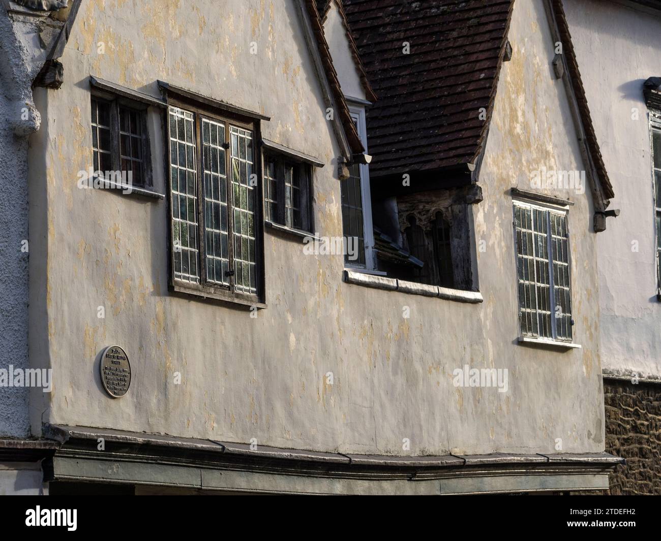 15th Century House, 26, 26a St Helens Street, Abingdon-on-Thames, Oxfordshire, Inghilterra, Regno Unito, GB. Foto Stock