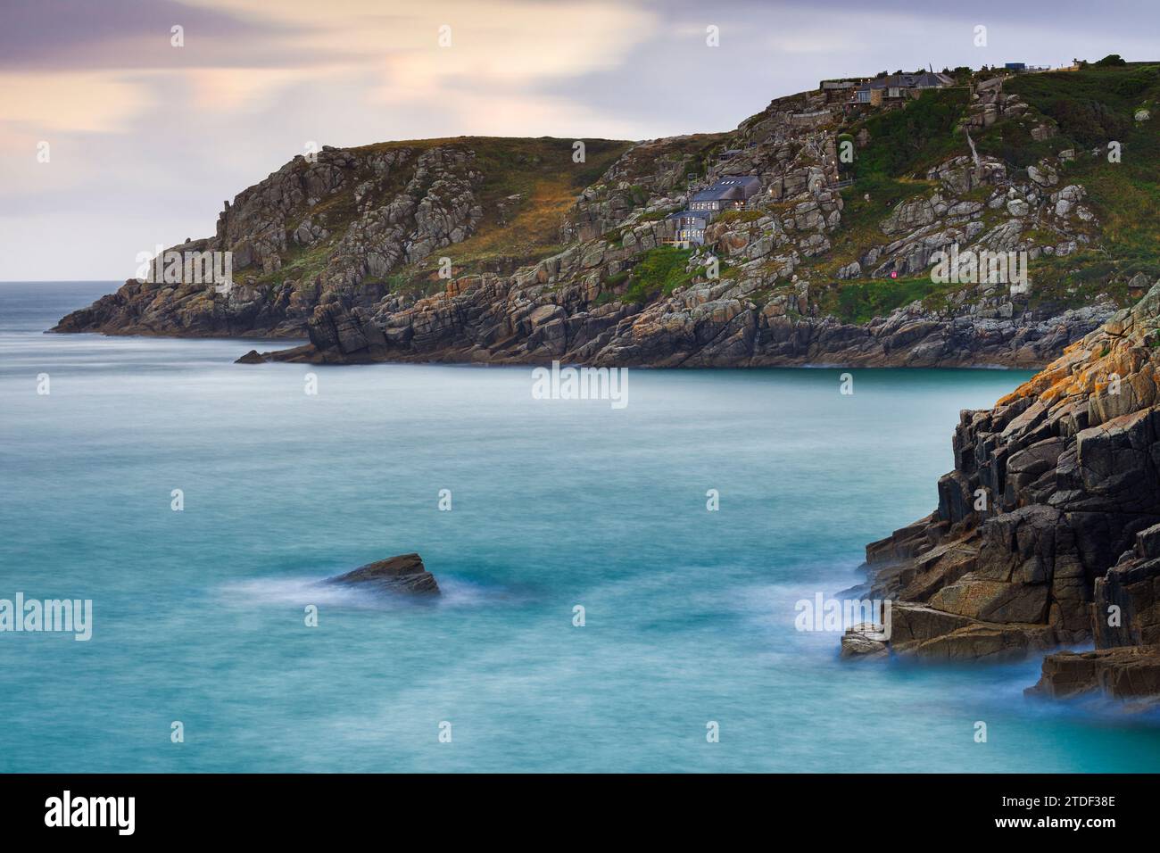 Minack Theatre, Porthcurno, Cornovaglia, Inghilterra, Regno Unito, Europa Foto Stock