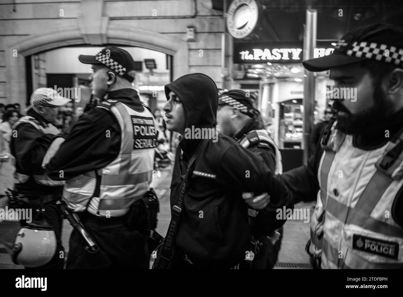 Dimostrazione pro-Palestina a Londra / Regno Unito Foto Stock