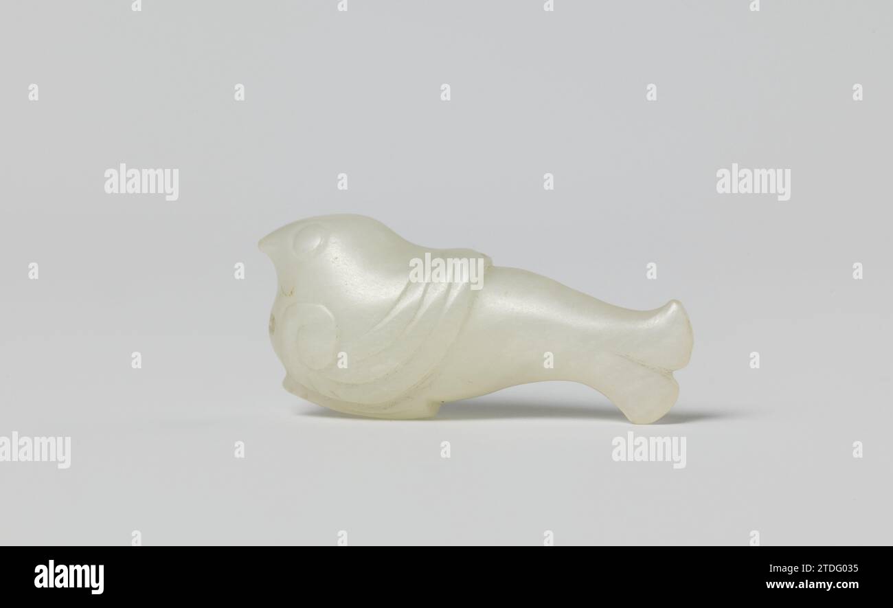 Vogel, anonimo, -206 - 220 uccello (piccione?). China Jade (rock) Bird (piccione?). Giada cinese (roccia) Foto Stock