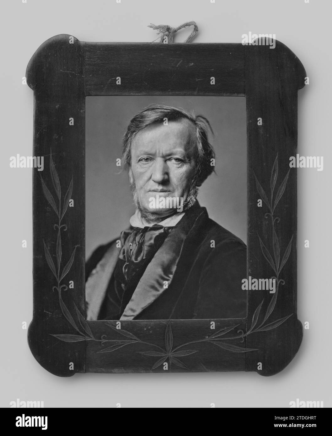 Ritratto di Richard Wagner. Anno: c. 1873 - 1883. Di Franz Hanfstaengl. Foto Stock