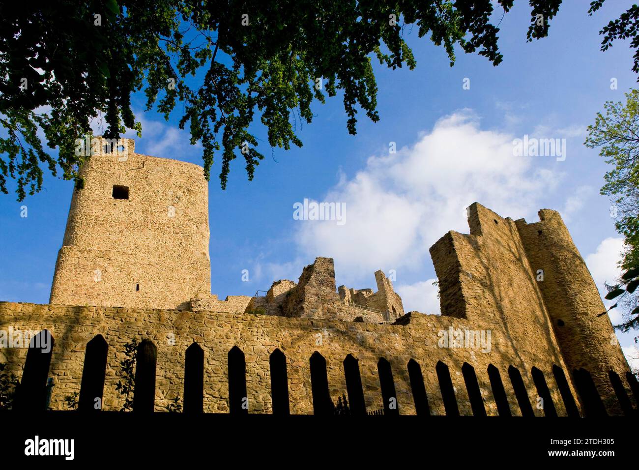 Rovine del castello di Frauenstein Foto Stock