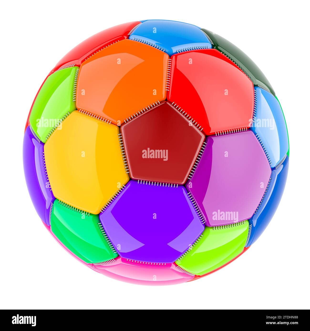 Pallone da calcio colorato immagini e fotografie stock ad alta risoluzione  - Alamy