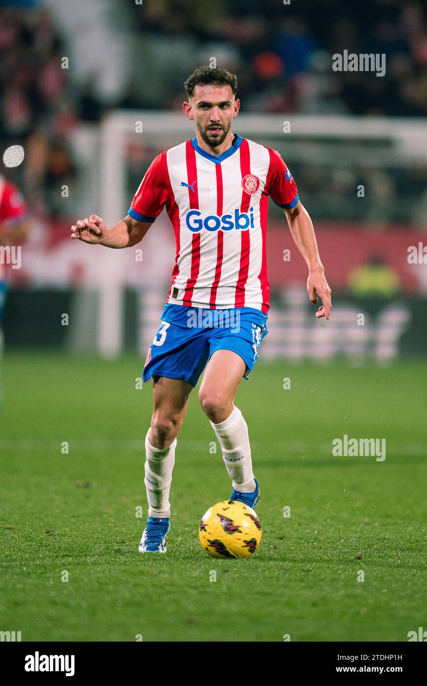 Girona, Spagna, 18 dicembre 2023. Spagnolo LaLiga EA Sports: Girona FC / Deportivo Alaves. (23) Iván Martin. Credito: Joan G/Alamy Live News Foto Stock