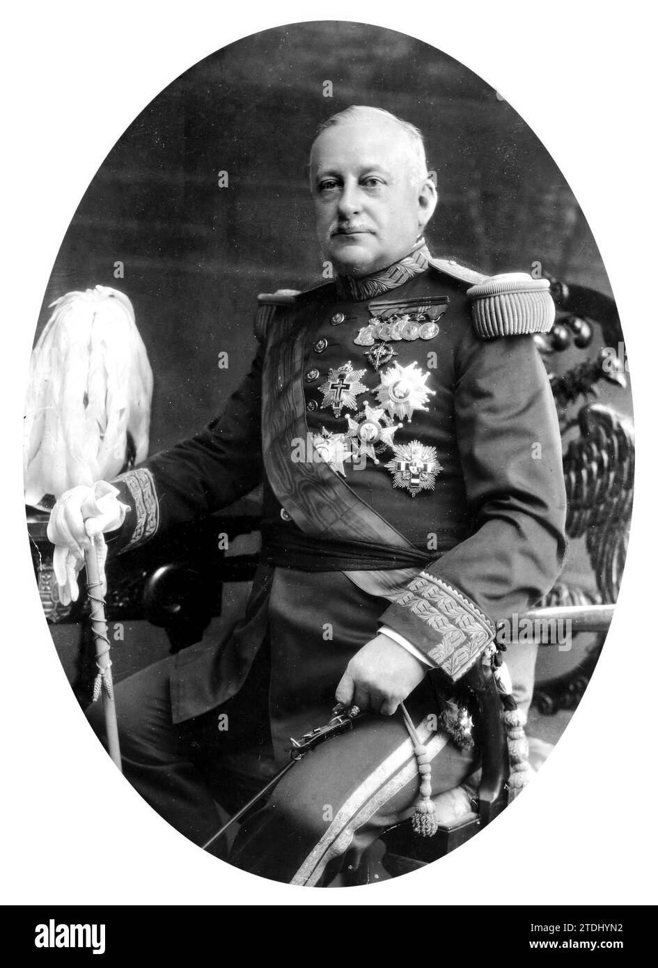 12/31/1928. Miguel primo de Rivera con la sua uniforme militare. Crediti: Album / Archivo ABC Foto Stock