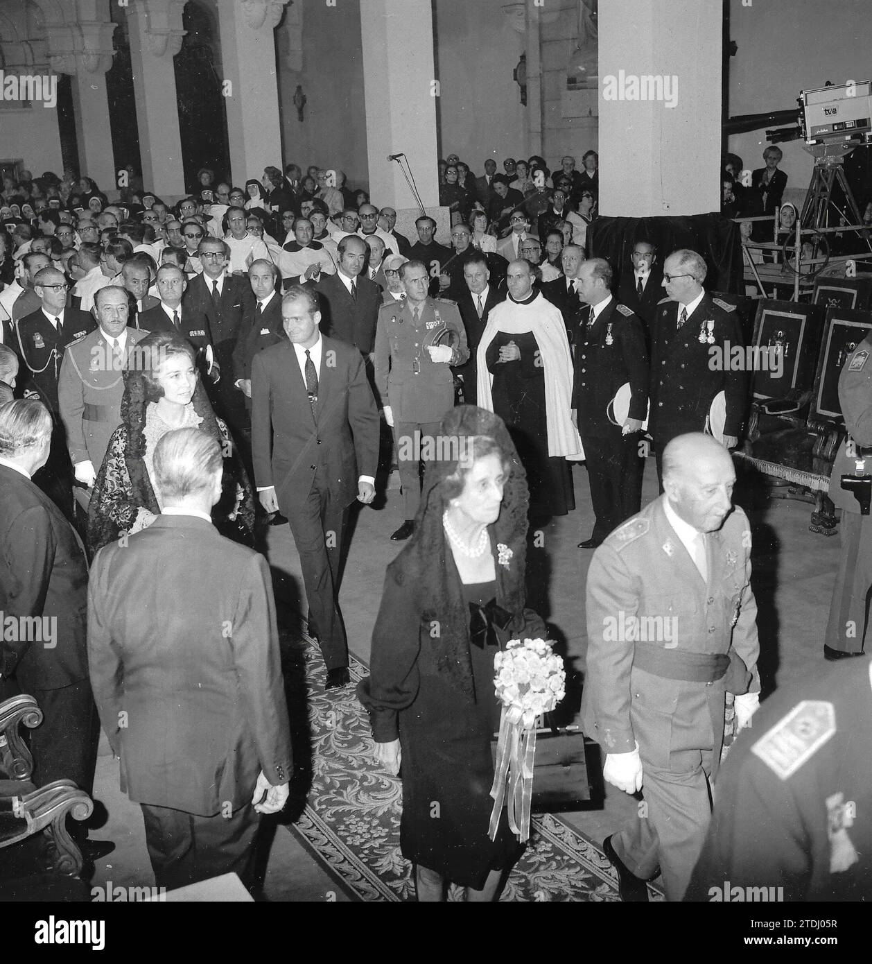14/10/1970. Omaggio nazionale a Santa Teresa di Gesù a Madrid. Crediti: Album / Archivo ABC / Manuel Sanz Bermejo Foto Stock