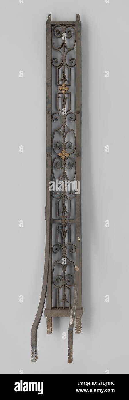 Foglio Decorativo Ferro Grezzo Elementi Decorativi Per Recinzione In Ferro Battuto - Foglie Decorative In Acciaio, H260-300 Mm Recinzione Giardino Esterno H 2 Mt - Foto 4