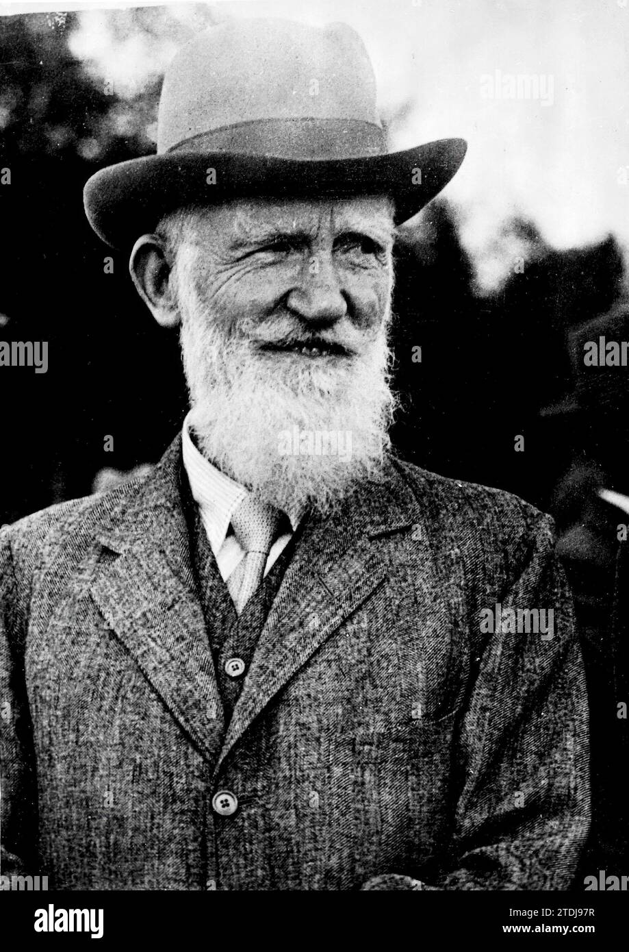 12/31/1929. Lo scrittore britannico George Bernard Shaw. Crediti: Album / Archivo ABC Foto Stock