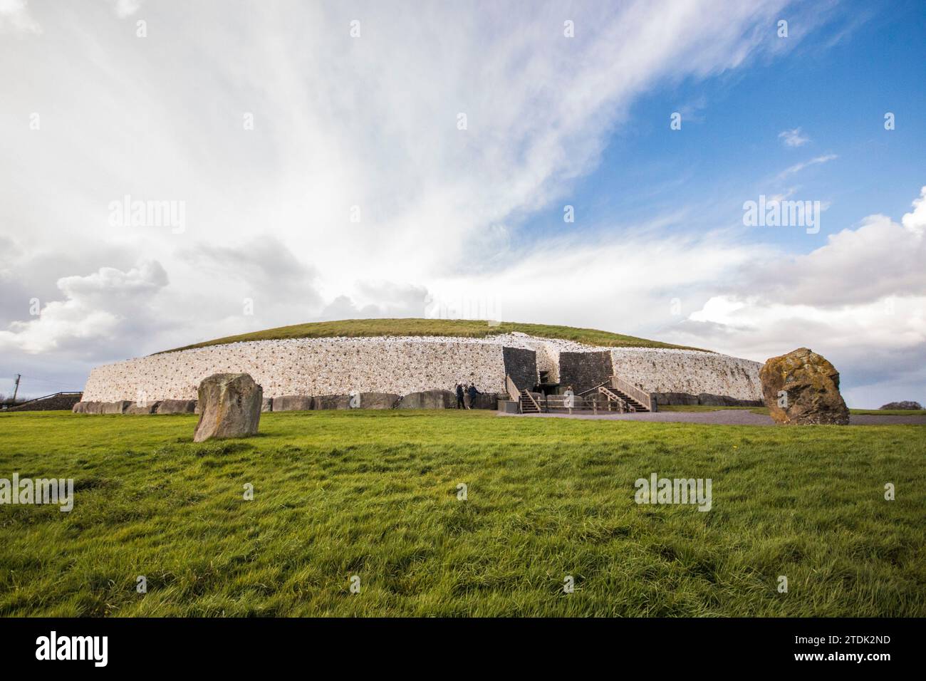 Sí an Bhrú (Newgrange) nella contea di Meath, Irlanda Foto Stock