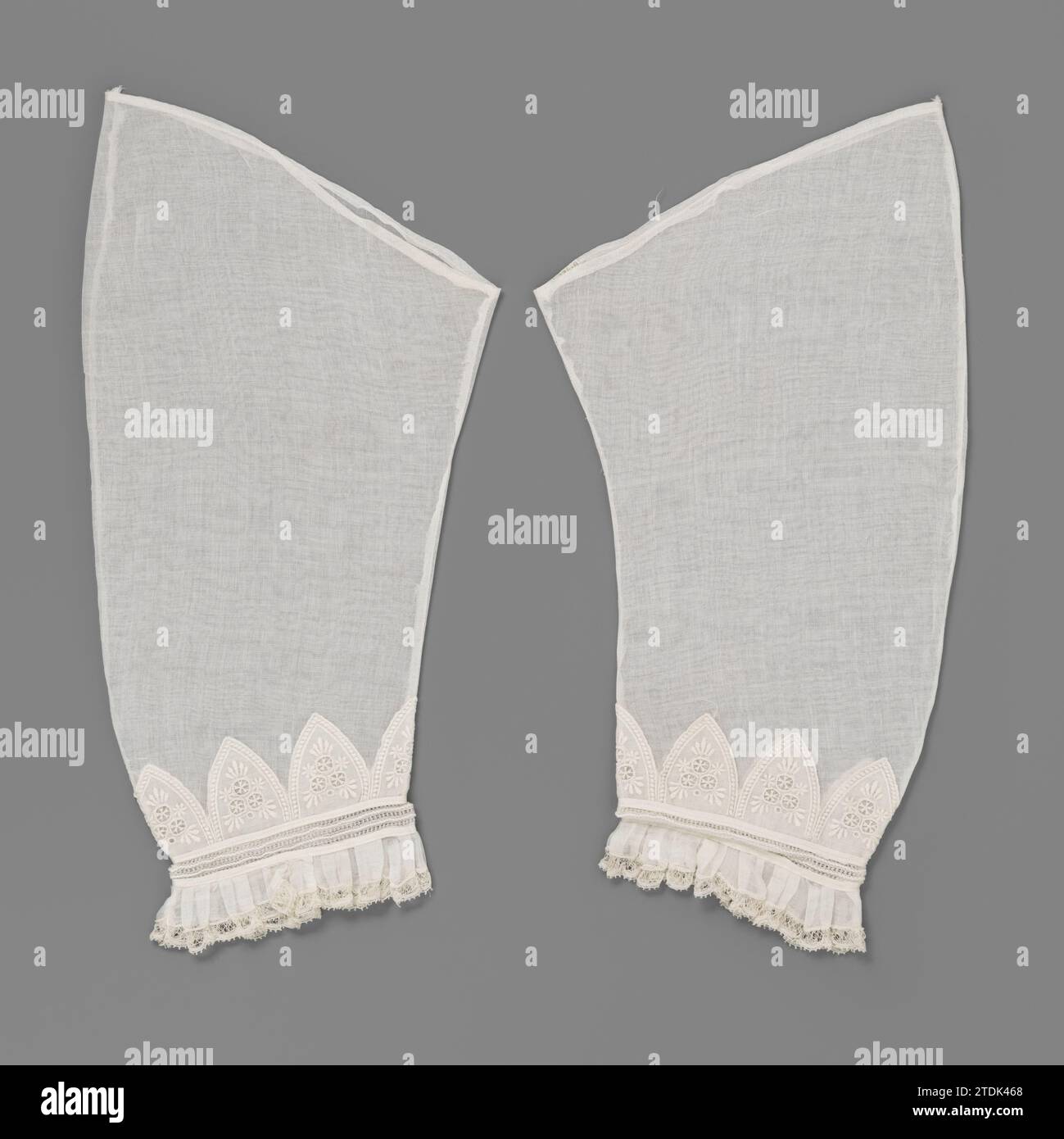Amosfun – Polsini In Pizzo Con Ricamo Floreale, 1 Paio Di Maniche Finte Staccabili Per Camicie E Maglioni, In Chiffon