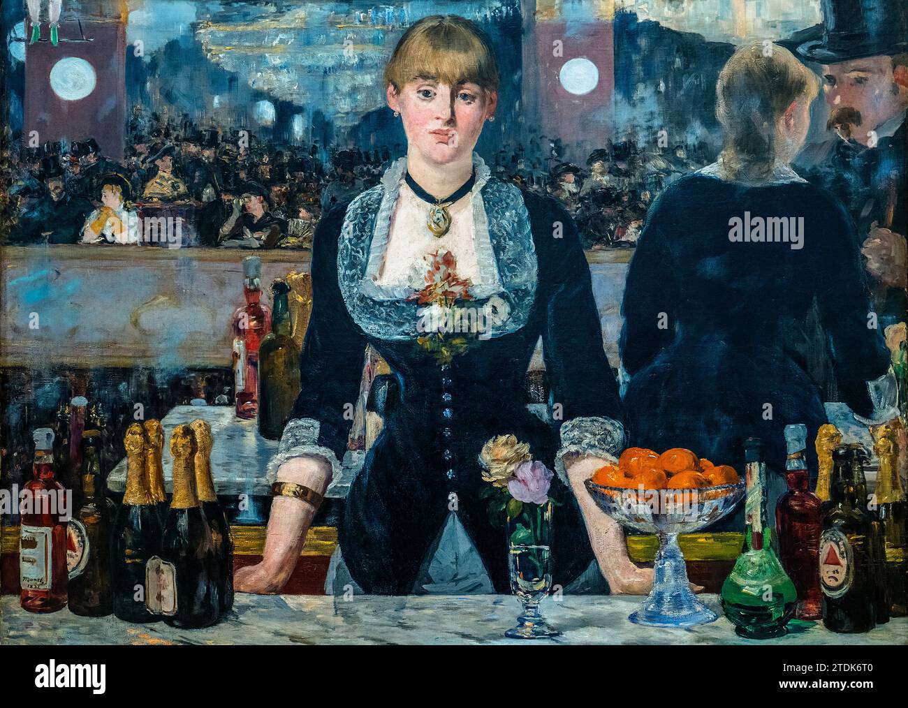 EDOUARD MANET (1832-1883) UN BAR AL FOLIES-BERGERE (1882) THE COURTAULD GALLERY (1932) SOMERSET HOUSE (1776) LONDRA REGNO UNITO Foto Stock