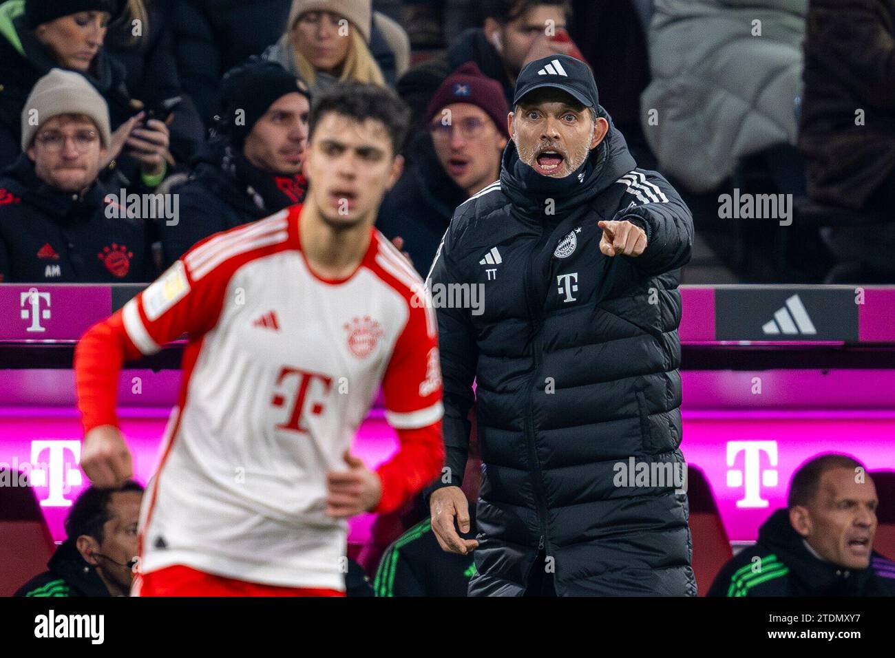 Portacandele FC Bayern München - Set Di 2 In Vetro, Rosso E Bianco, Con