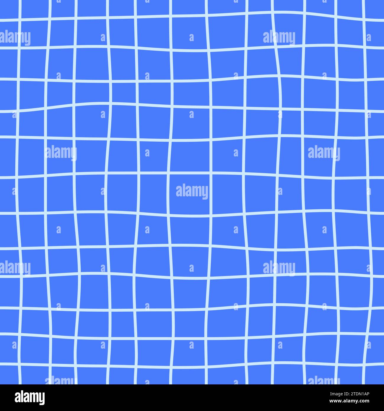 Illustrazione del vettore di ripetizione senza cuciture con controllo griglia blu Illustrazione Vettoriale