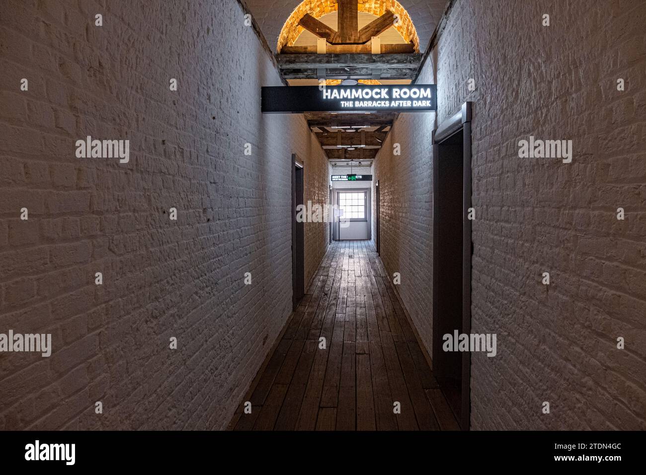 Hyde Park Barracks a Sydney, Australia, è un sito patrimonio dell'umanità dell'UNESCO. Foto Stock