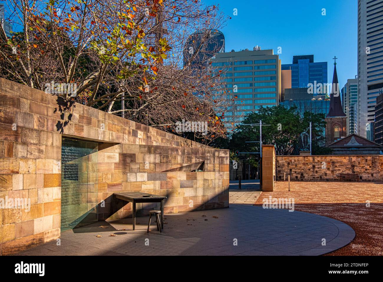 Hyde Park Barracks a Sydney, Australia, è un sito patrimonio dell'umanità dell'UNESCO. Foto Stock