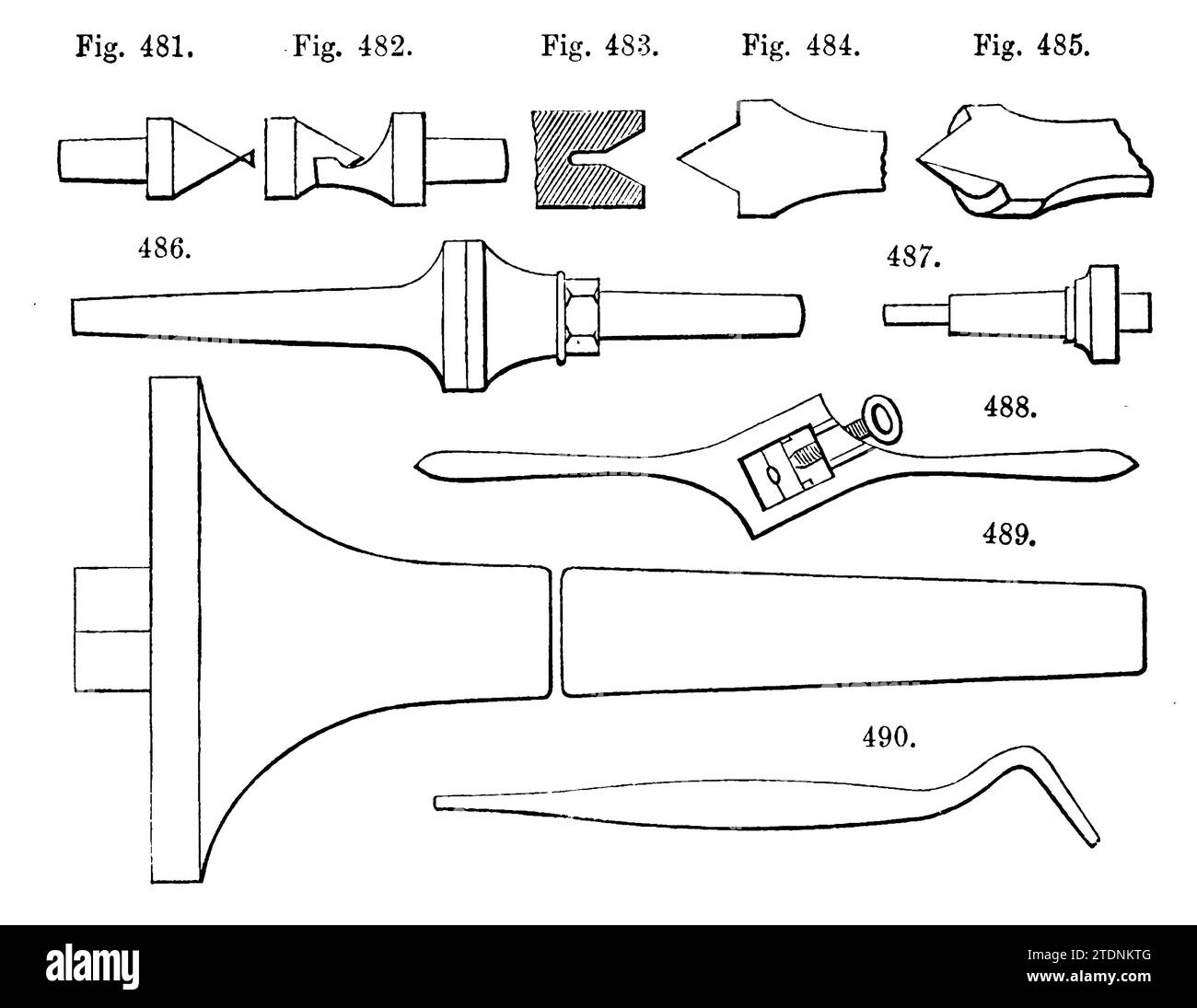 CONI METALLICI, CILINDRICI E DI SUPERFICIE CURVES.from il libro tornitura e manipolazione meccanica inteso come un'opera di riferimento generale e di istruzione pratica sul tornio, e le varie attività meccaniche seguite da dilettanti volume 4 di Charles Holtzapffel (1806-1847) pubblicato 1850 dalla Holtzapffel Company of tool and tornio Makers Foto Stock