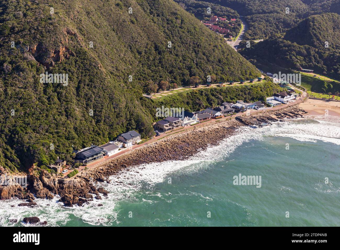 Victoria Bay è una piccola insenatura nel Capo Occidentale, in Sudafrica. Foto Stock