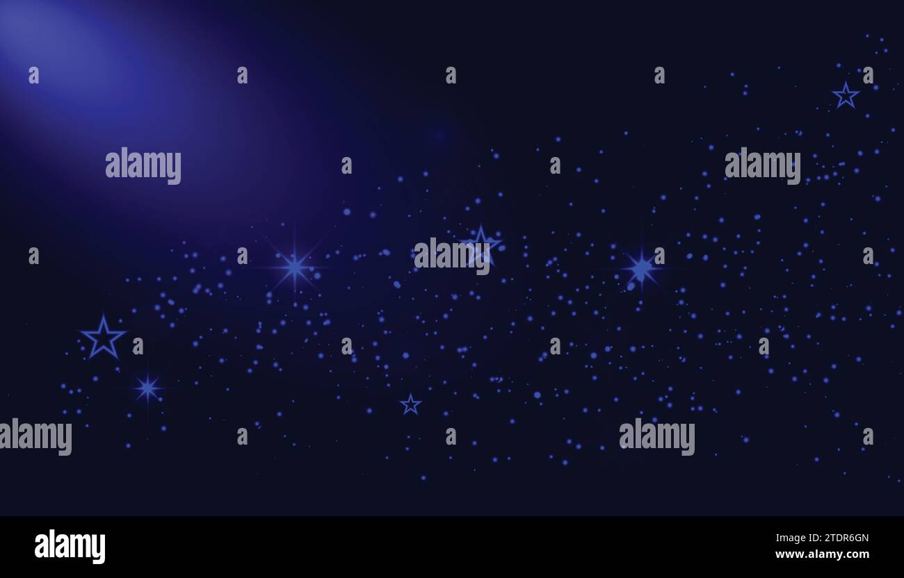 banner di sfondo con motivo bokeh vettoriale, design di effetti bokeh Illustrazione Vettoriale