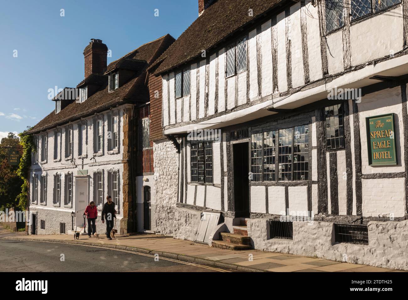 Inghilterra, West Sussex, Midhurst, The Spread Eagle Hotel Foto Stock