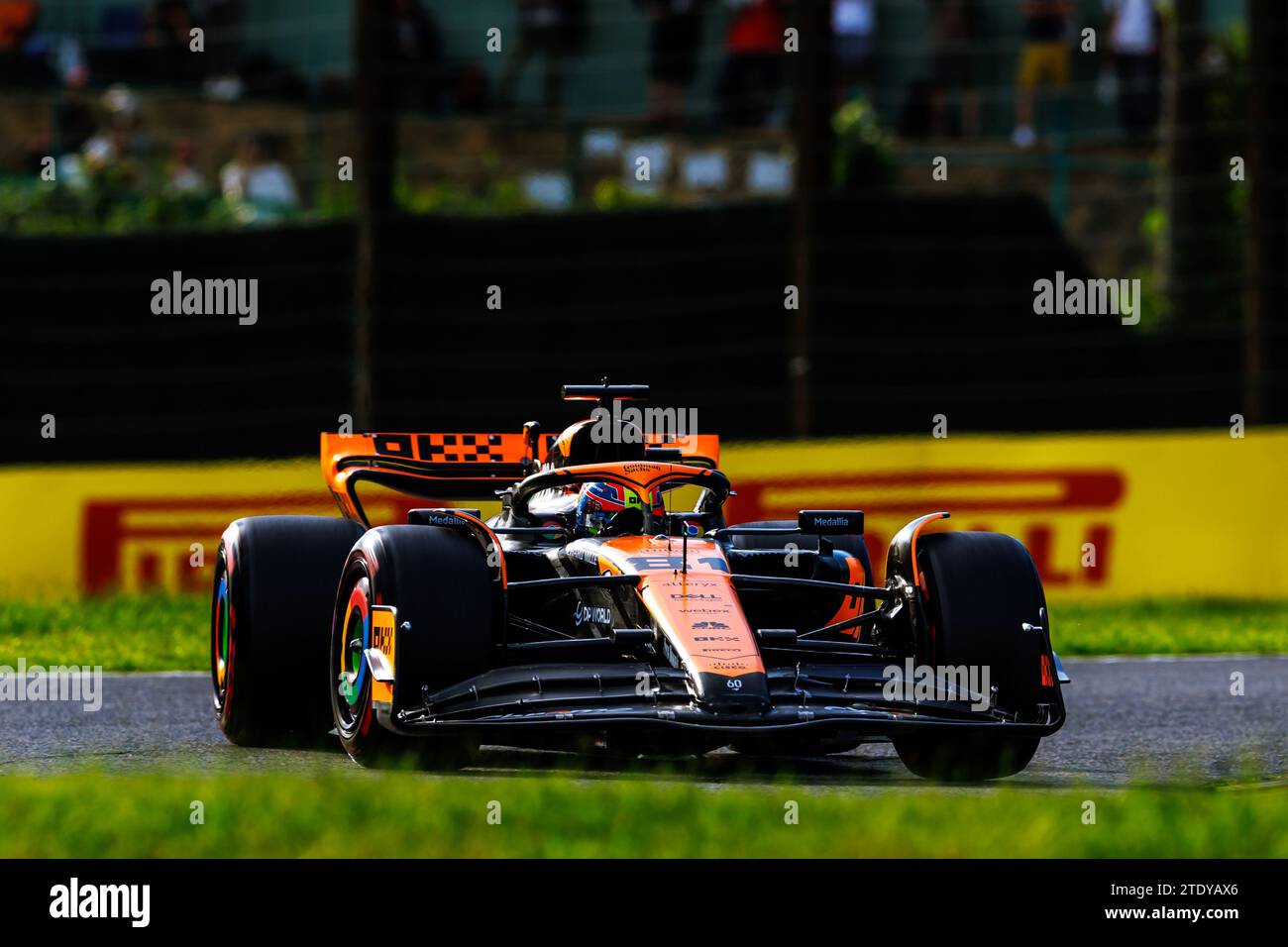Suzuka Grand Prix Circuit, 20 dicembre 2023: Oscar Piastri (AUS) del team McLaren durante il Gran Premio di Formula 1 del Giappone 2023. Foto Stock
