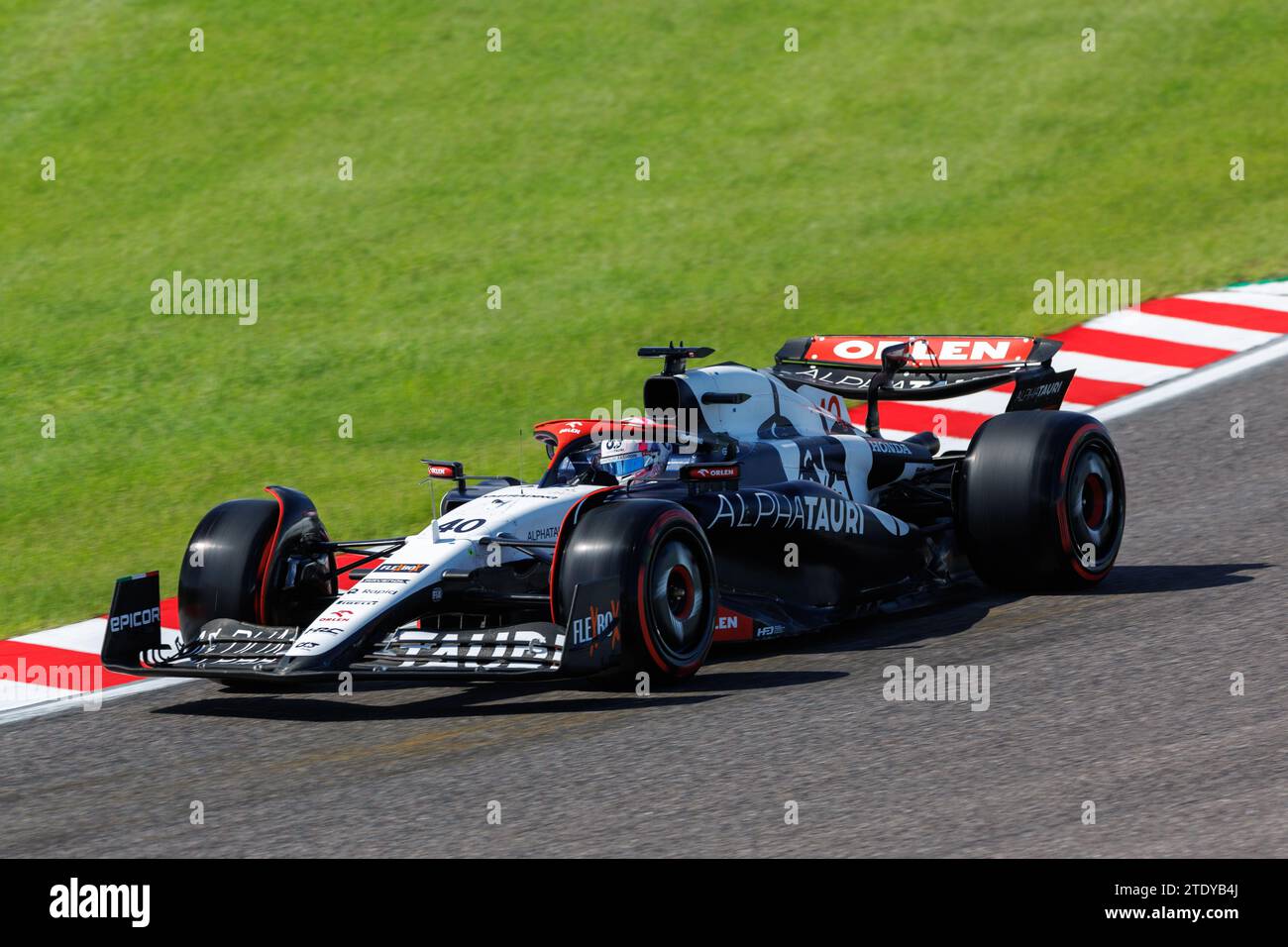 Suzuka Grand Prix Circuit, 20 dicembre 2023: Liam Lawson durante il Gran Premio di Formula 1 del Giappone 2023. Foto Stock