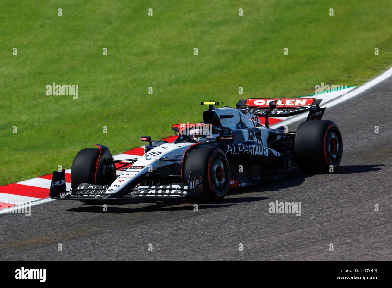 Suzuka Grand Prix Circuit, 20 dicembre 2023: Yuki Tsunoda (JPN) durante il Gran Premio di Formula 1 del Giappone 2023. Foto Stock