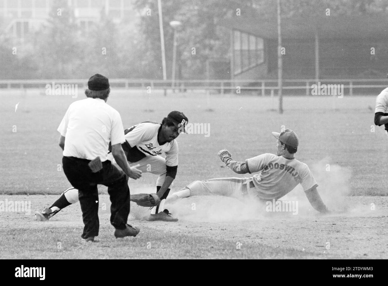 Rooswijk- Black Lions, Baseball Rooswijk, 31-07-1982, Whizgle News from the Past, su misura per il futuro. Esplora le narrazioni storiche, l'immagine dell'agenzia olandese olandese con una prospettiva moderna, colmando il divario tra gli eventi di ieri e quelli di domani. Un viaggio senza tempo che delinea le storie che plasmano il nostro futuro. Foto Stock