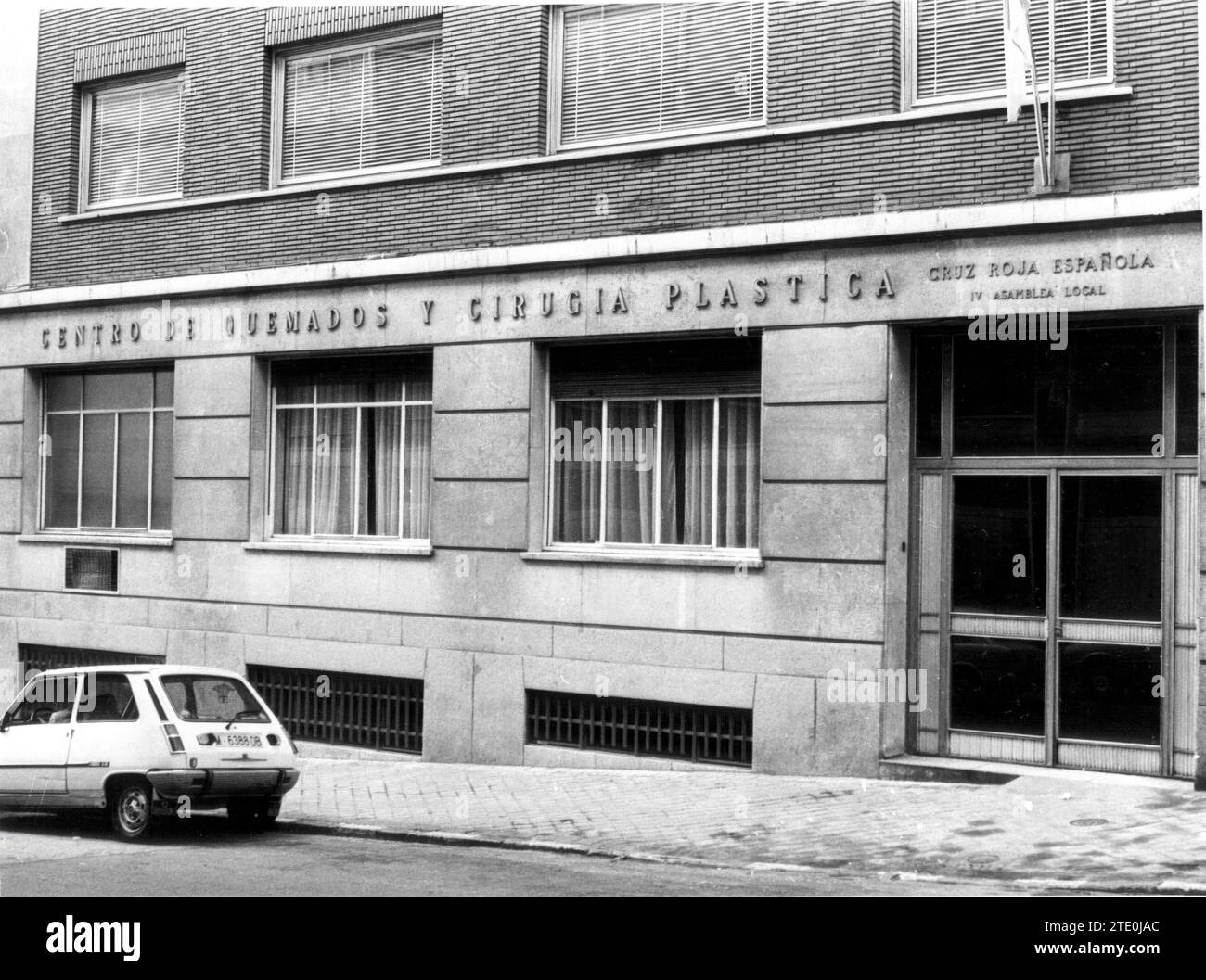 01/26/1983. Centro per ustioni e Chirurgia plastica della Croce Rossa spagnola, aperto nel 1968 e chiuso nel 1991. Crediti: Album / Archivo ABC / José García Foto Stock