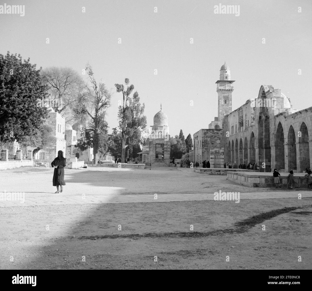 Al Haram esh-Sharif - Monte del Tempio ca. 1950-1955 Foto Stock