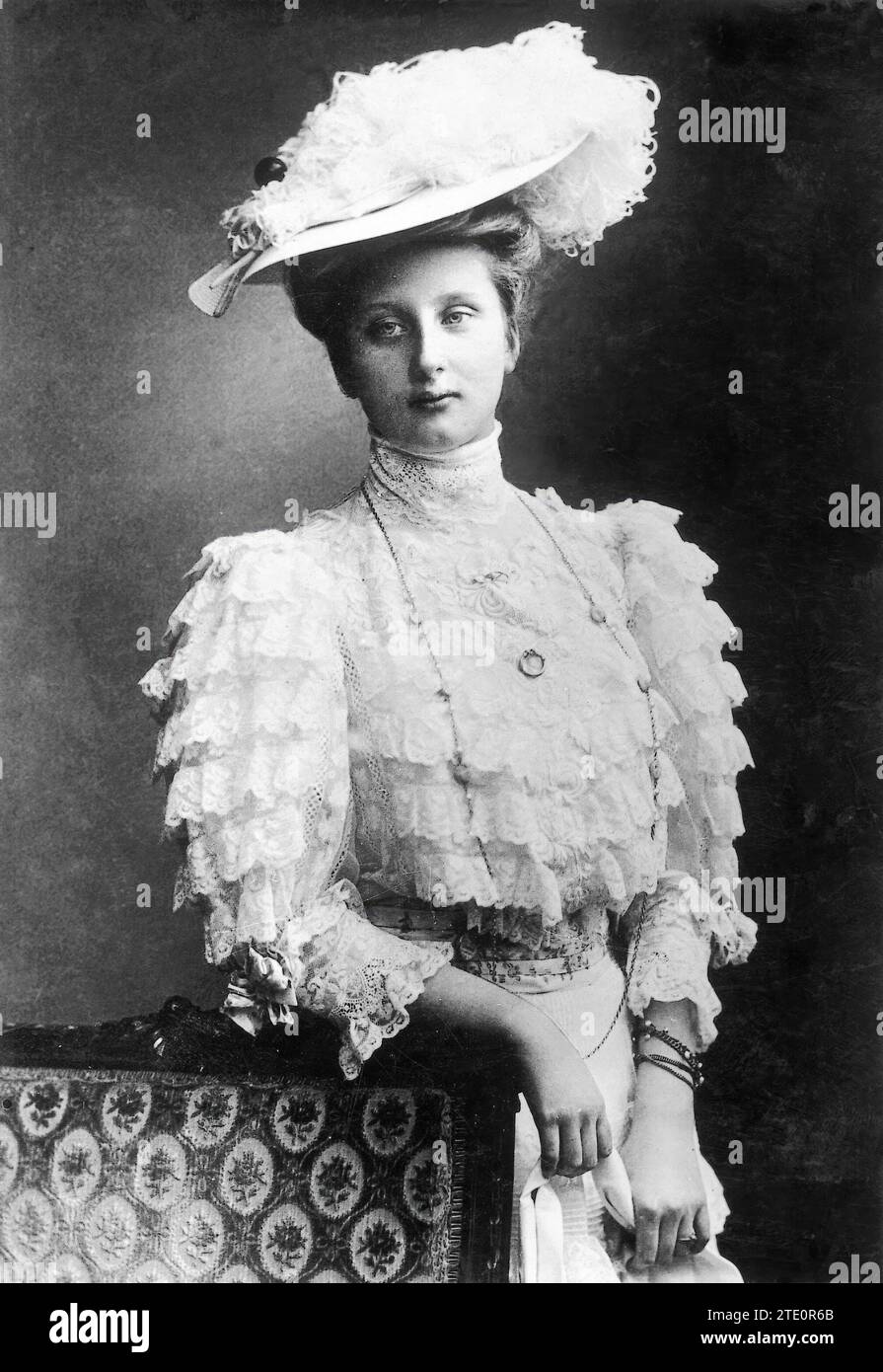 08/31/1913. Principessa Agostino Vittoria di Hohenzollern. Crediti: Album / Archivo ABC / Harlingue Foto Stock