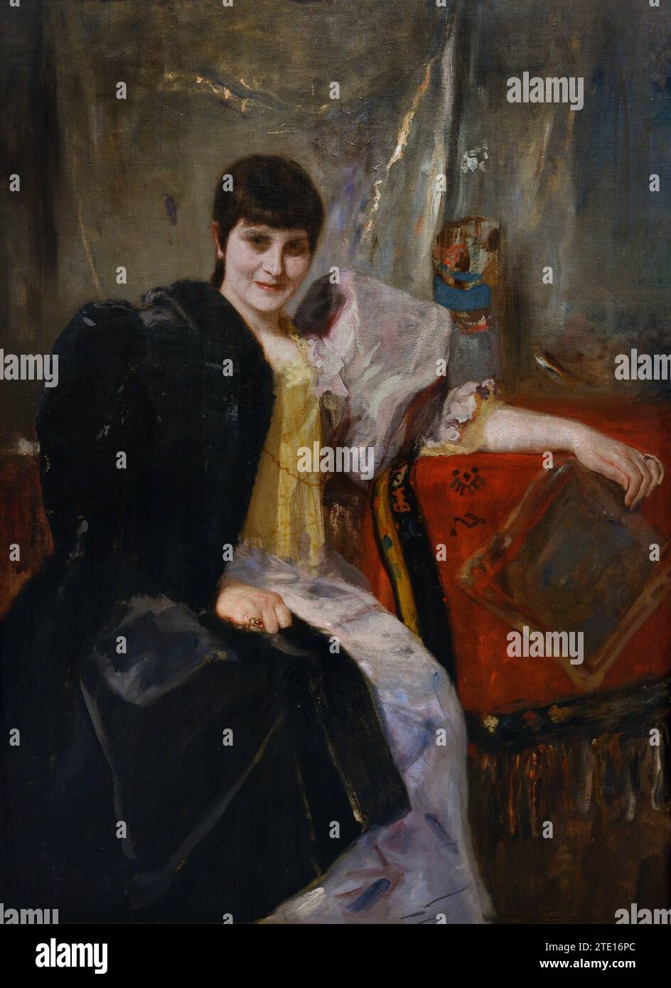 Gyzis Nikolaos (1842 - 1901) Artemis Gyzi , Pittura XIX-XX secolo, Galleria Nazionale, Atene, Grecia. Foto Stock