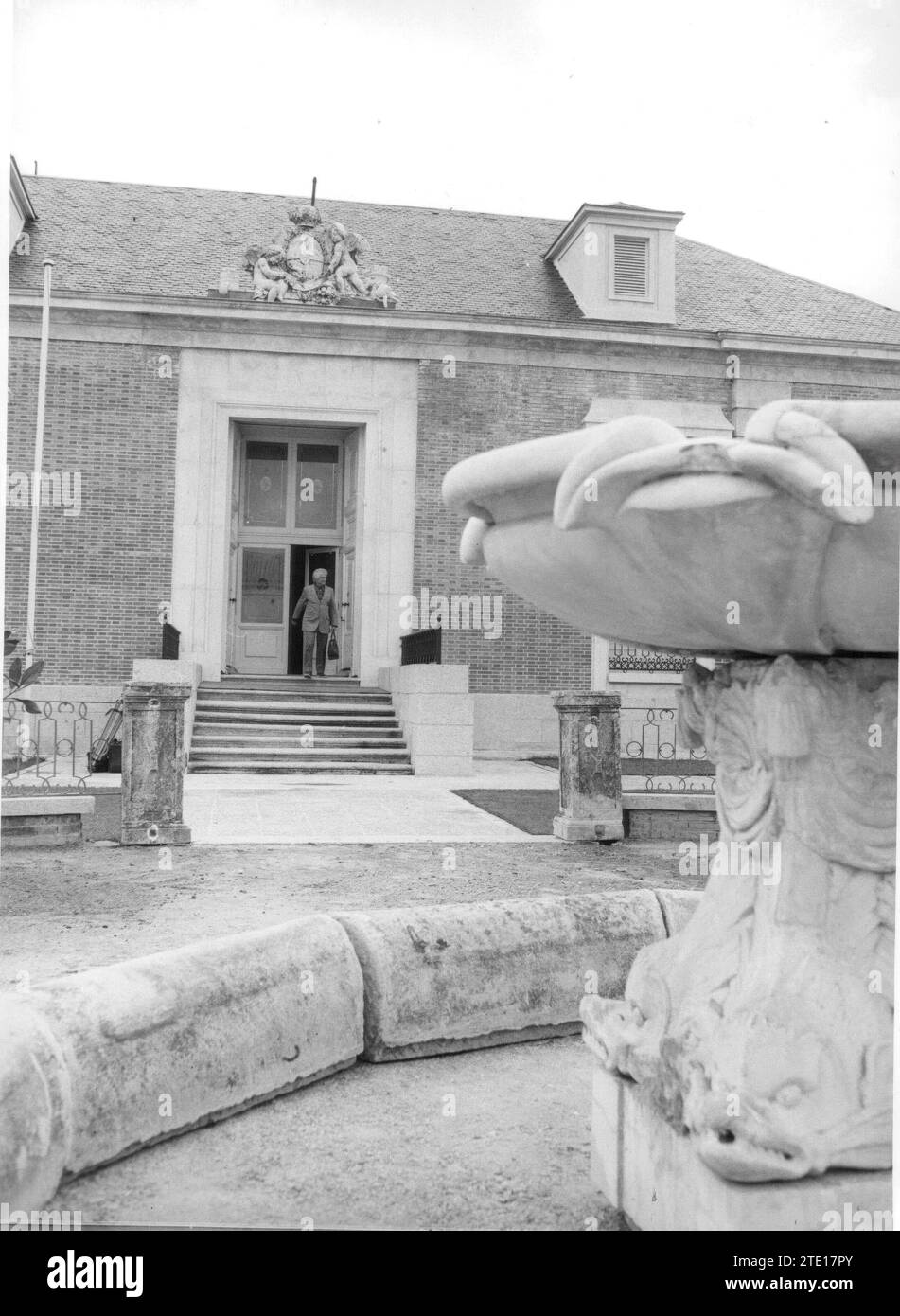 05/06/1974. Palazzo della Quinta de El Pardo, recentemente restaurato. Sarà usato per ricevere il loro pubblico per i principi di Spagna, Don Juan Carlos e Doña Sofía. Crediti: Album / Archivo ABC / Manuel Sanz Bermejo Foto Stock