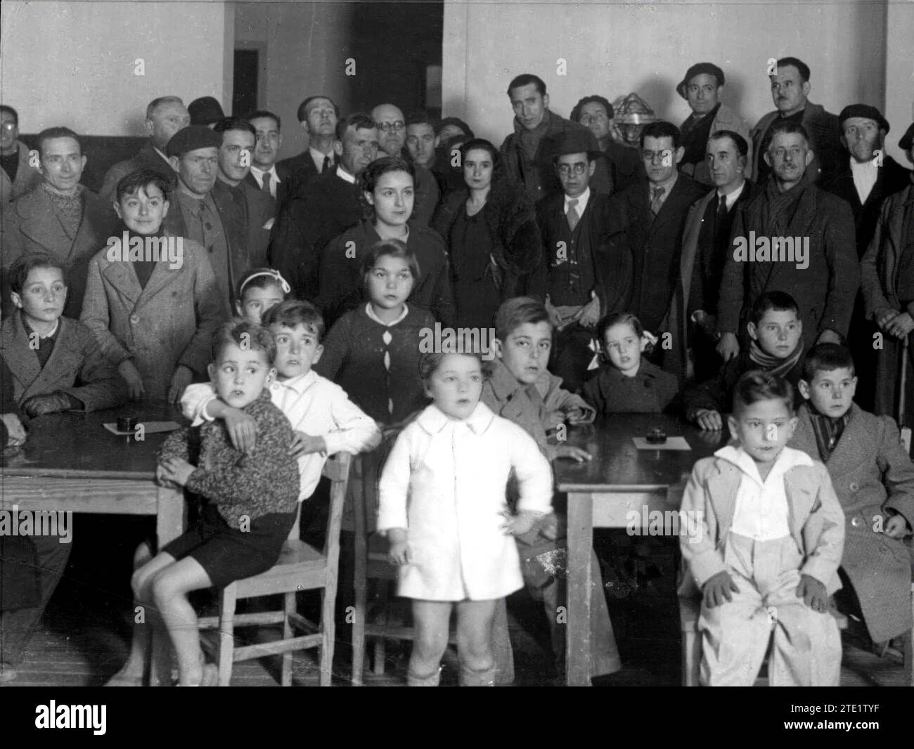 01/31/1938. Cerimonia inaugurale delle scuole installate dal Circolo socialista orientale, presso i suoi locali in o'Donell Street. Crediti: Album / Archivo ABC / Virgilio muro Foto Stock