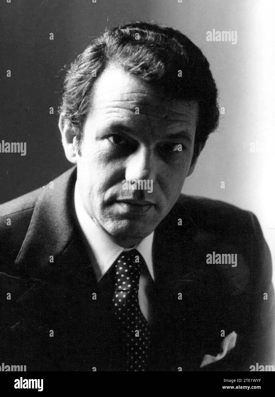 12/31/1977. Ritratto del giornalista Joaquín Navarro-Valls, corrispondente ABC a Roma. Crediti: Album / Archivo ABC Foto Stock