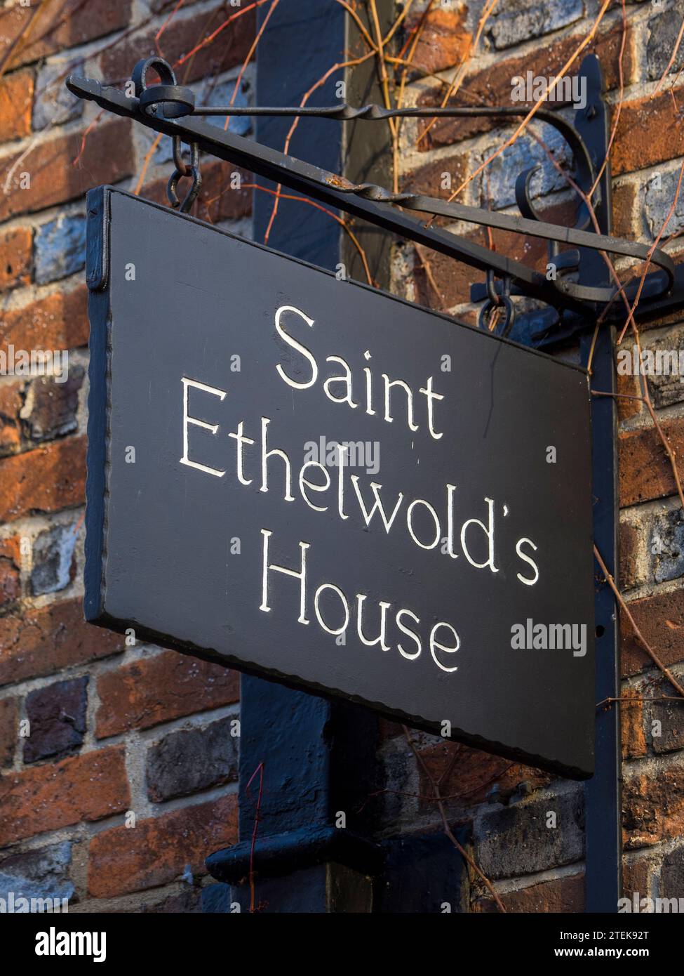 St Ethelwolds House, Abingdon-on-Thames, Oxfordshire, Inghilterra, Regno Unito, GB. Foto Stock