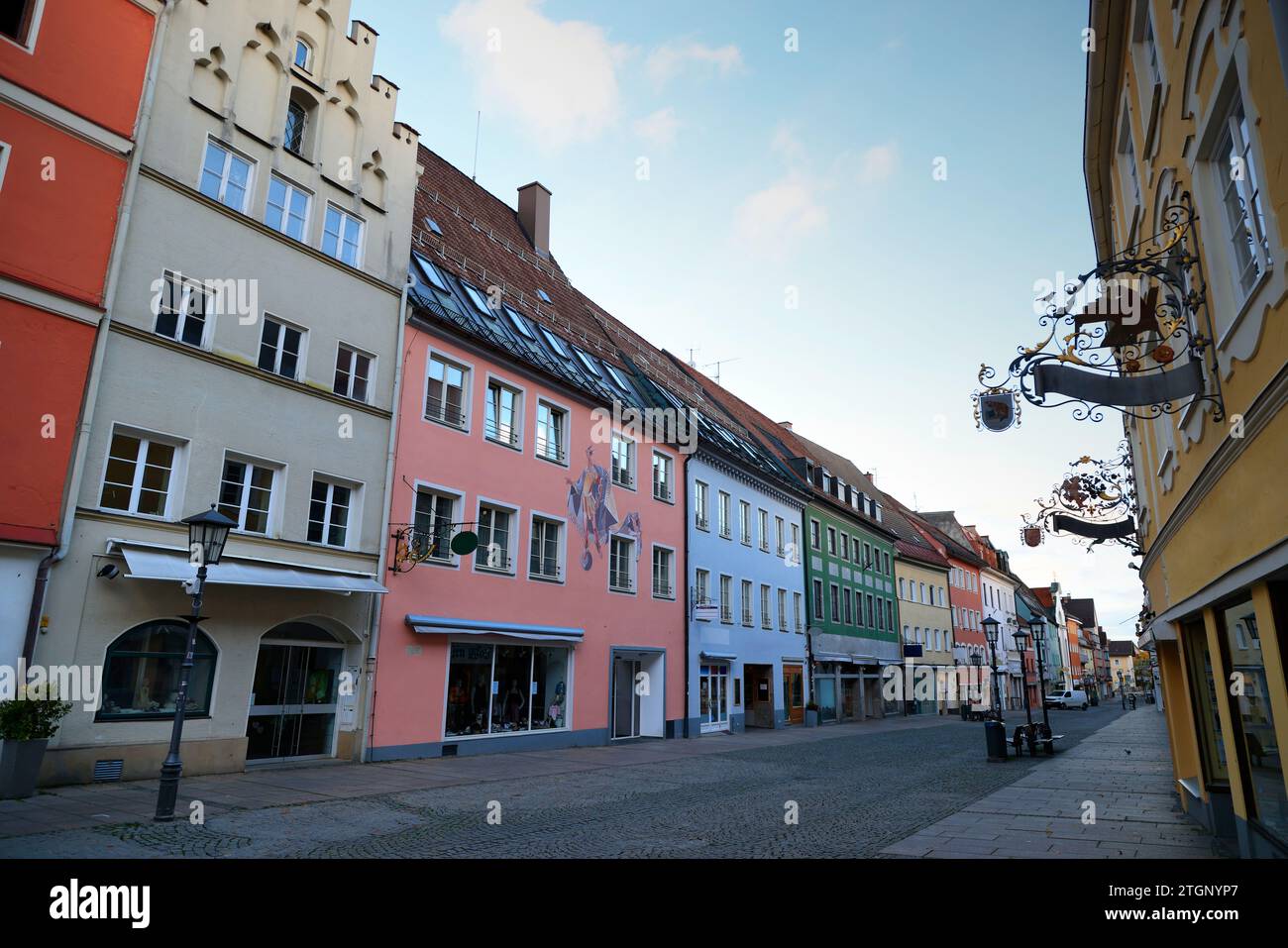 Vista sulla città di Fussen in Baviera Foto Stock