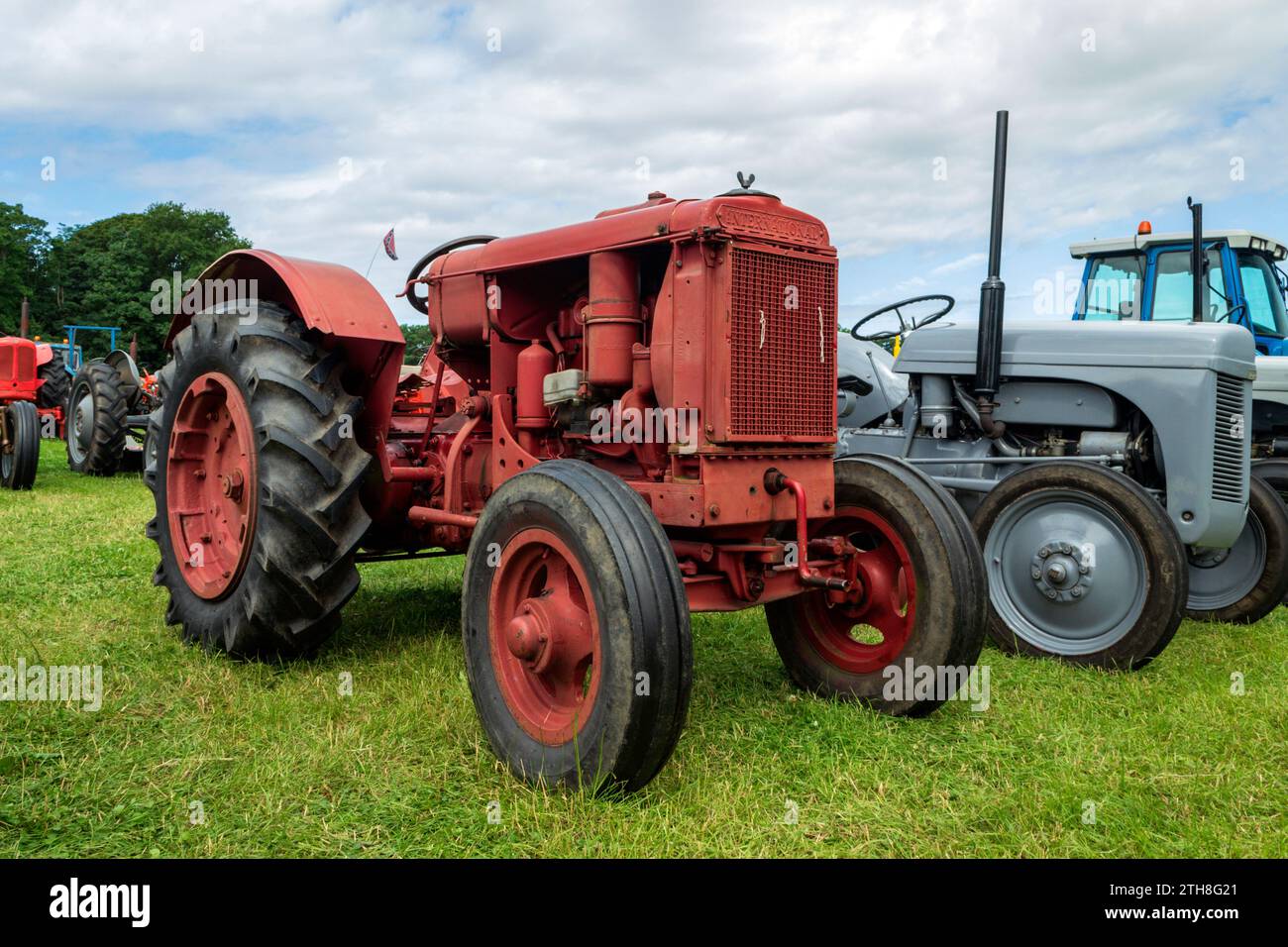 Trattore internazionale. Fylde Vintage and Farm Show 2015. Foto Stock