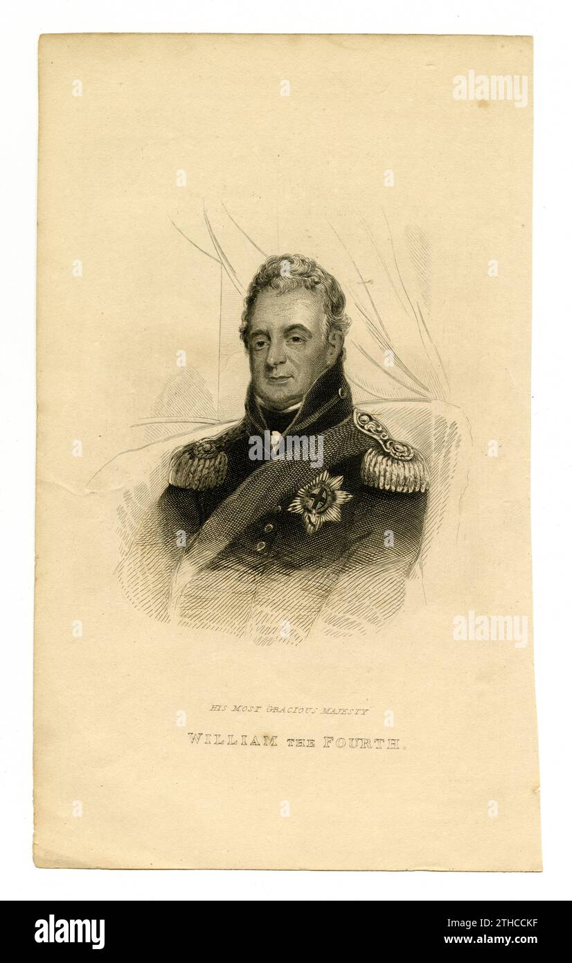 Il suo più graziose maestà William il Fourte Foto Stock