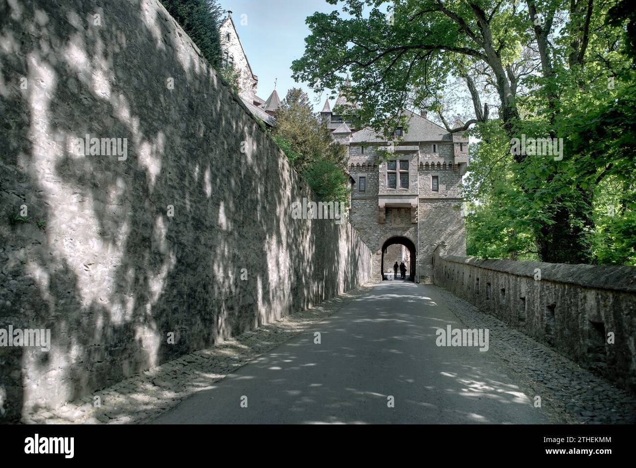 Castello di Braunfels, Braunfels, Assia, Deutschland, Europa Foto Stock