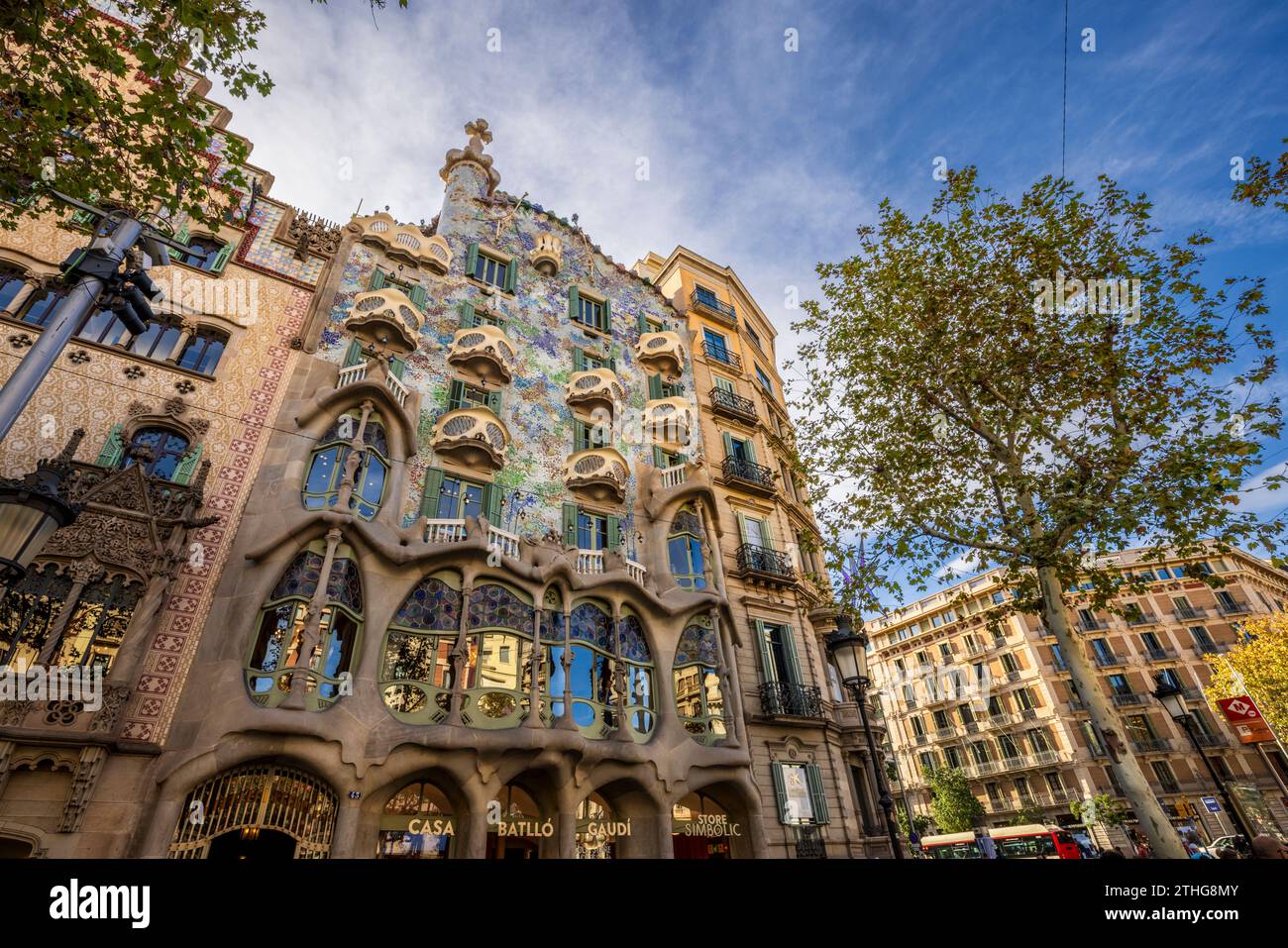 Casa Batlllo, Barcellona, Spagna Foto Stock