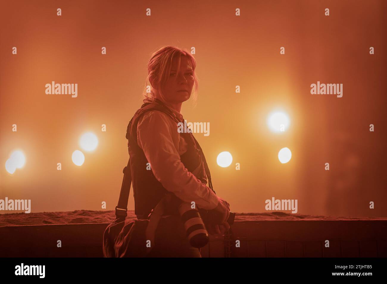 Guerra civile Kirsten Dunst Foto Stock