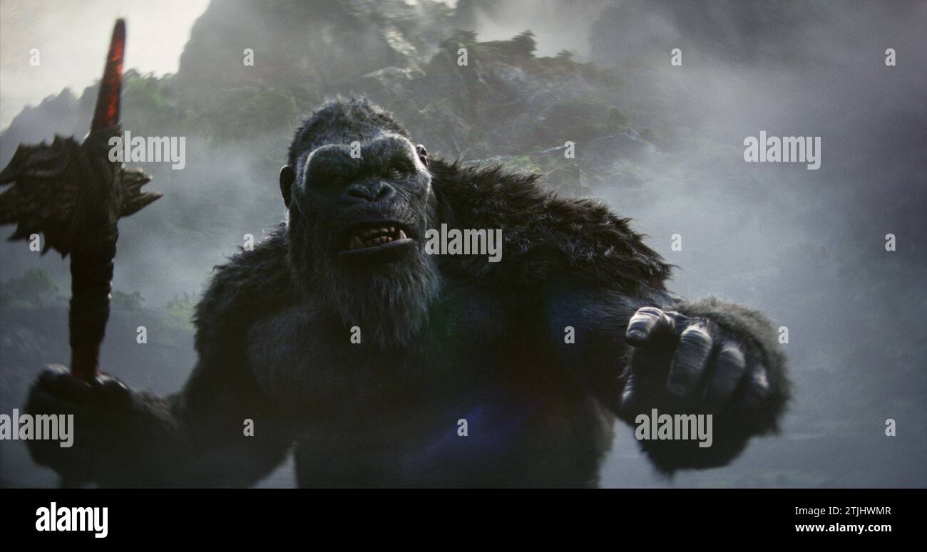 Godzilla x Kong il nuovo Impero King Kong Foto Stock