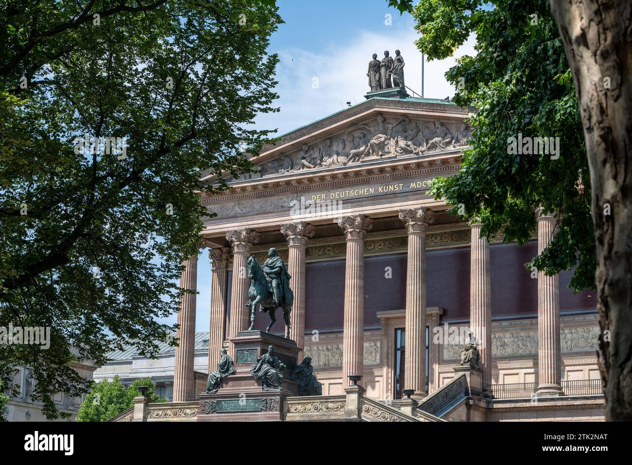 Altes Art Museum di Berlino, Germania Foto Stock
